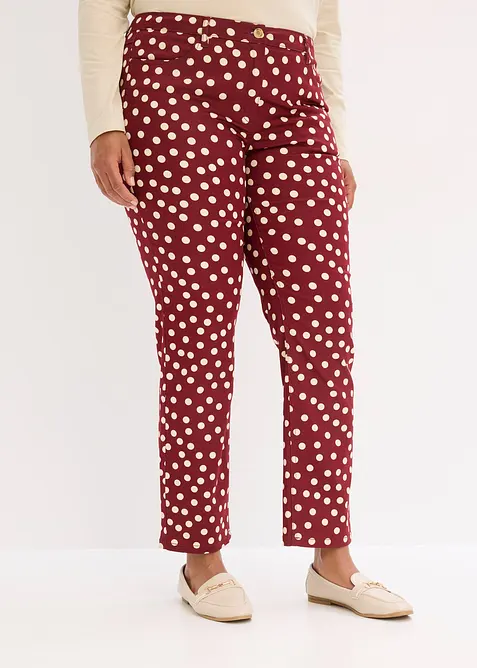 Strečov&eacute; kalhoty s 5 kapsami, bonprix