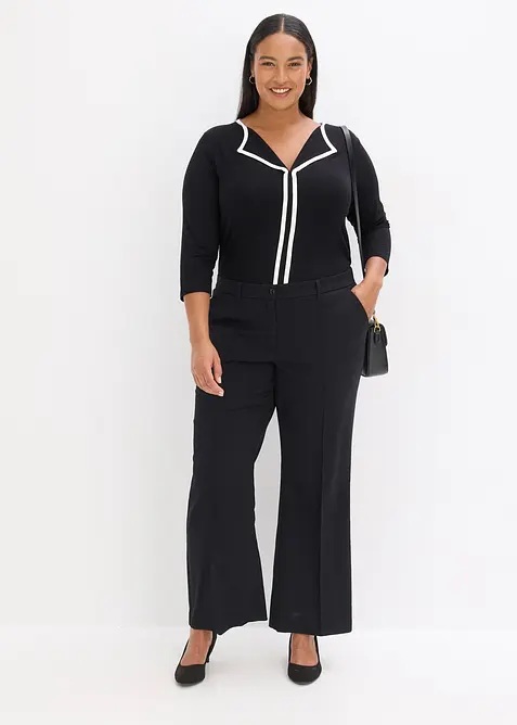 Triko s kontrastn&iacute;m lemem, bonprix