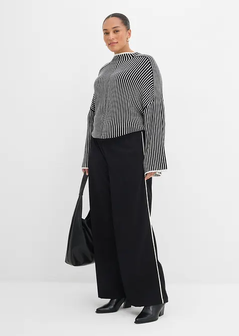 Marlene kalhoty z visk&oacute;zov&eacute; směsi, bonprix