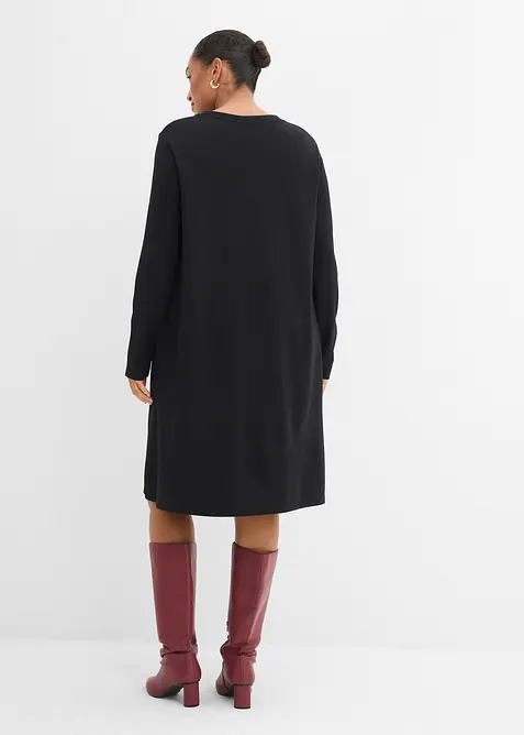 &Uacute;pletov&eacute; &scaron;aty s &aacute;čkovou lini&iacute;, ze směsi s visk&oacute;zou, bonprix