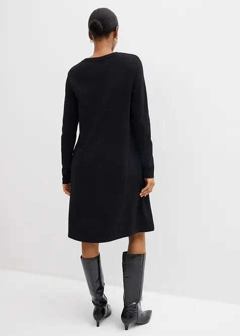 &Uacute;pletov&eacute; &scaron;aty s &aacute;čkovou lini&iacute;, ze směsi s visk&oacute;zou, bonprix