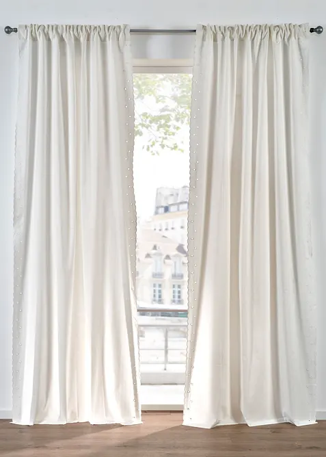 Z&aacute;věs s vy&scaron;&iacute;van&yacute;mi okraji, z organick&eacute; bavlny (1 ks v balen&iacute;), bonprix