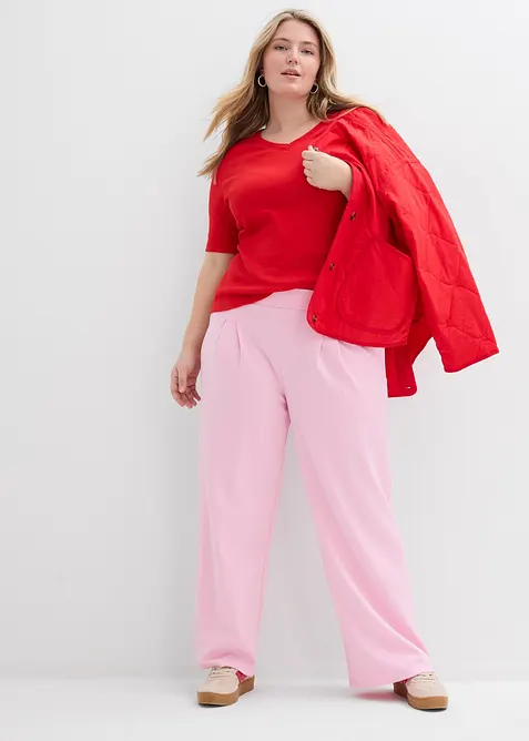 Žebrovan&eacute; tričko (2 ks v balen&iacute;), bonprix