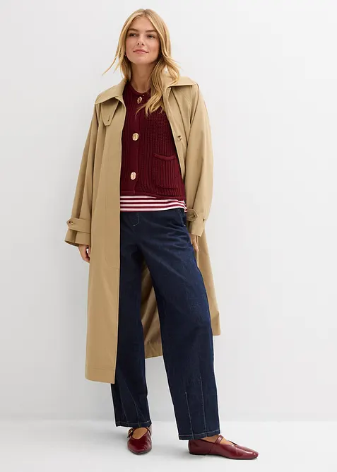 Pleten&aacute; vesta s kapsami, bonprix