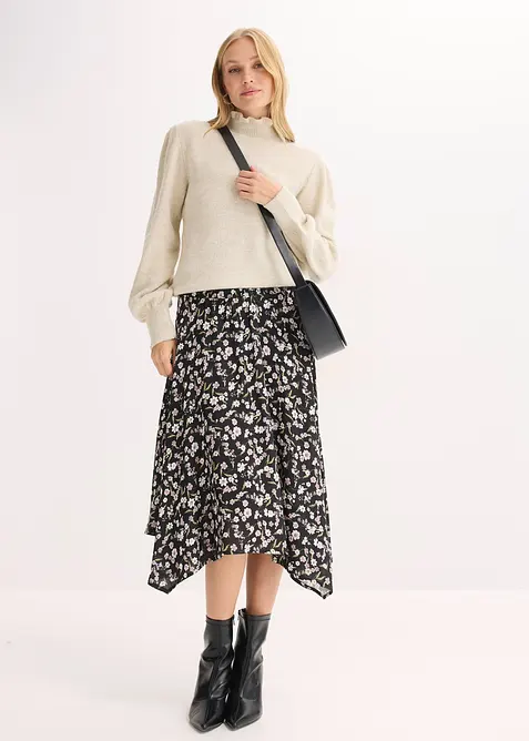 Svetr s rol&aacute;kov&yacute;m l&iacute;mcem, bonprix