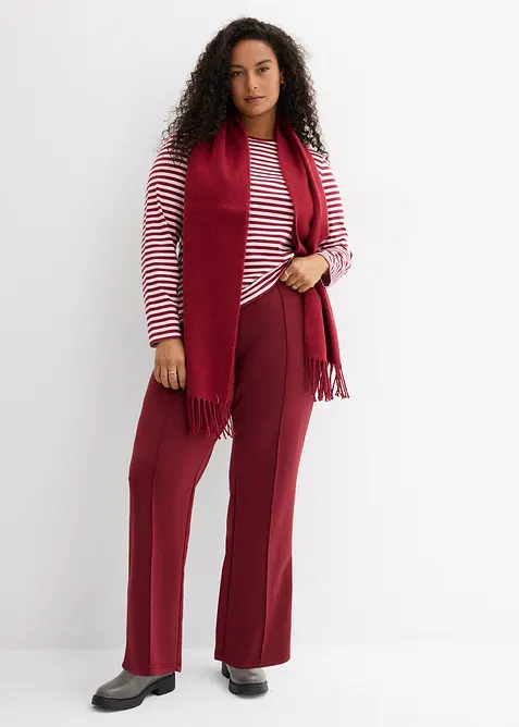 Tepl&aacute;kov&eacute; kalhoty z měkk&eacute; směsi s visk&oacute;zou, bonprix