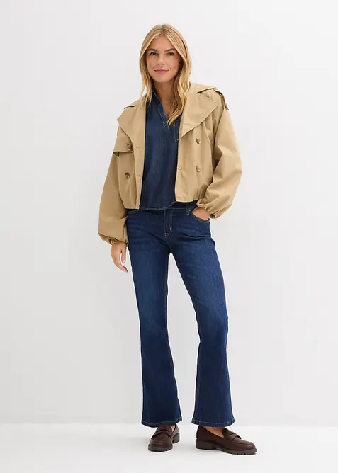 Dž&iacute;nov&aacute; tunika s čistou organickou bavlnou, bonprix