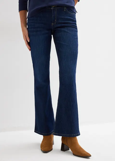 Dž&iacute;ny do zvonu, Mid Waist, bonprix