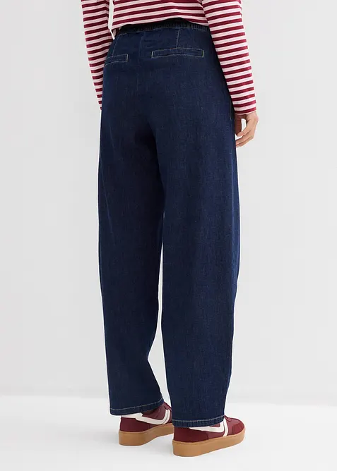 Dž&iacute;ny Barrel, Mid Waist, pohodln&yacute; pas, bonprix