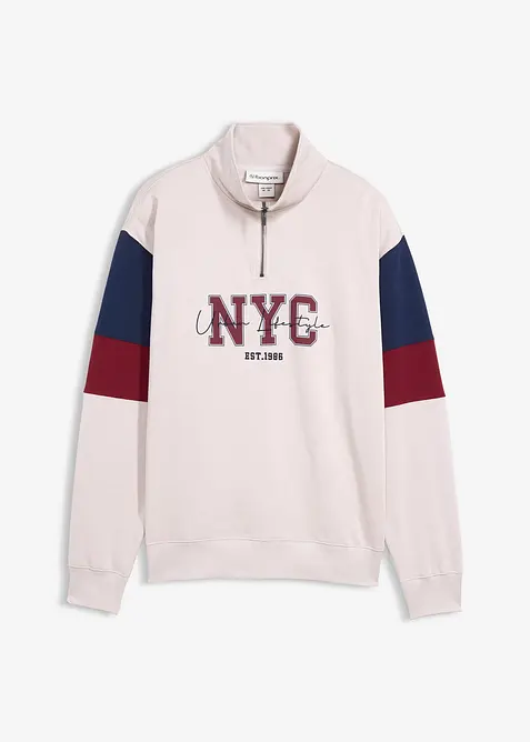 Mikina z čist&eacute; organick&eacute; bavlny, Loose Fit, bonprix