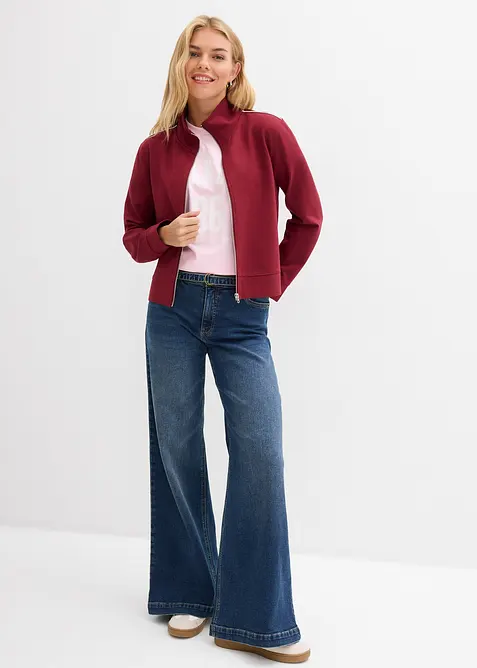 Prop&iacute;nac&iacute; mikina z pohodln&eacute;ho materi&aacute;lu Punto di Roma, bonprix