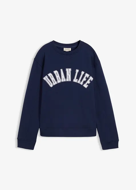 Oversize mikina z čist&eacute; bavlny, bonprix