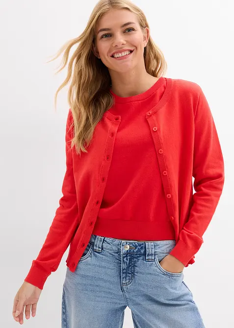 Kab&aacute;tek z jemn&eacute; pleteniny, bonprix