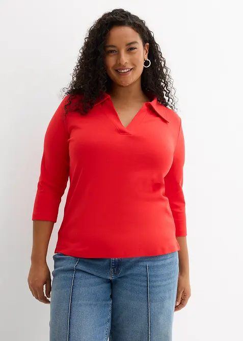 Triko polo z čist&eacute; organick&eacute; bavlny, bonprix