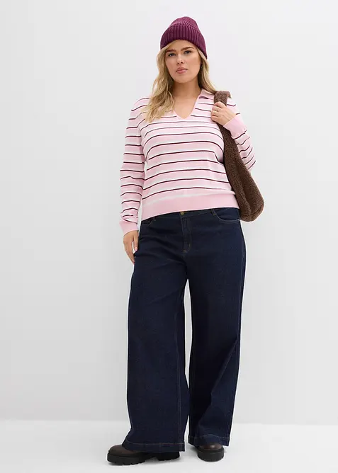 Svetr s polo l&iacute;mečkem, bonprix