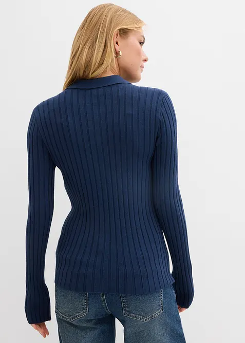 Žebrovan&yacute; pleten&yacute; kab&aacute;tek, bonprix