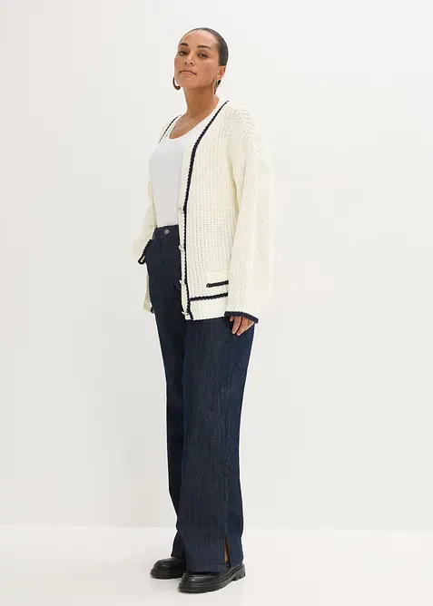 Kab&aacute;tek z hrub&eacute; pleteniny z bavlněn&eacute; směsi, bonprix