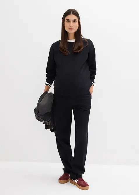 Těhotensk&aacute; a koj&iacute;c&iacute; mikina 2v1, z organick&eacute; bavlny, bonprix