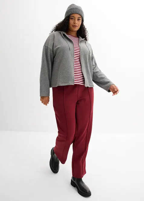 Mikina na zap&iacute;n&aacute;n&iacute;, z čist&eacute; organick&eacute; bavlny, bonprix