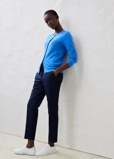 Pleten&yacute; kab&aacute;tek s pod&iacute;lem hedv&aacute;b&iacute;, bonprix