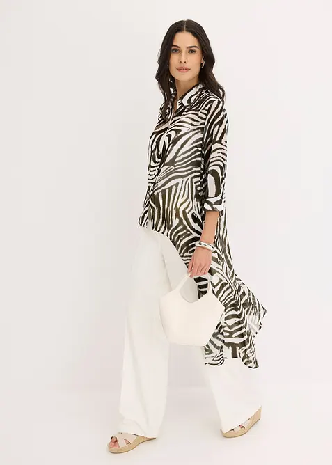 Dlouh&aacute; &scaron;ifonov&aacute; halenka, bonprix