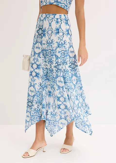 Sukně s c&iacute;py na spodn&iacute;m okraji, bonprix