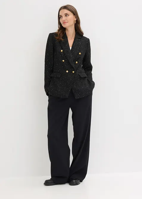 Dvouřad&yacute; blejzr z bukl&eacute;, bonprix