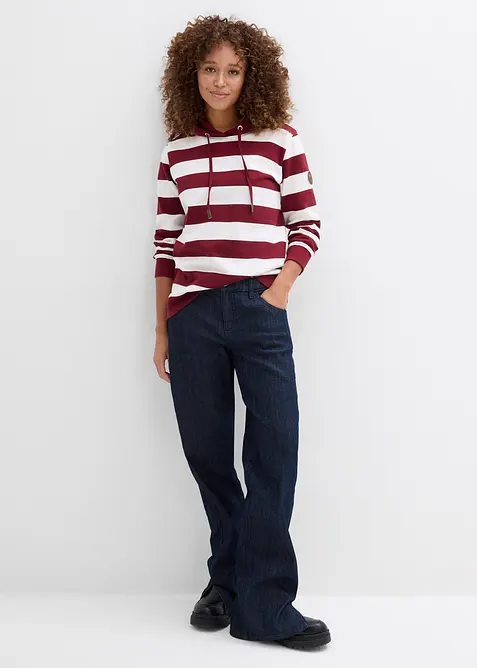 Mikina s kapuc&iacute;, z organick&eacute; bavlny, bonprix