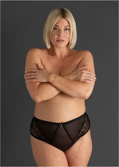 Vysok&eacute; kalhotky ouvert, bonprix