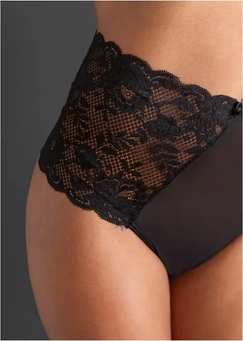 Vysok&eacute; kalhotky string ouvert s odn&iacute;mateln&yacute;m řet&iacute;zkem, bonprix