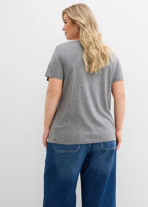 Tričko ze směsi bavlny s visk&oacute;zou, bonprix