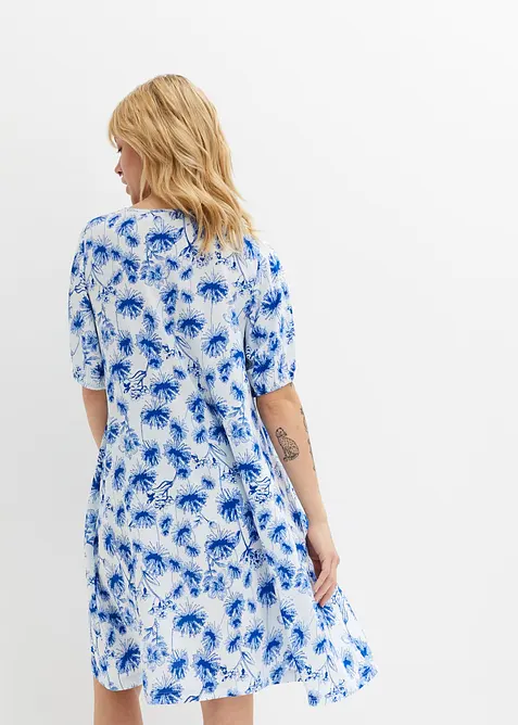 Tunikov&eacute; tkan&eacute; &scaron;aty s krajkov&yacute;mi detaily, bonprix