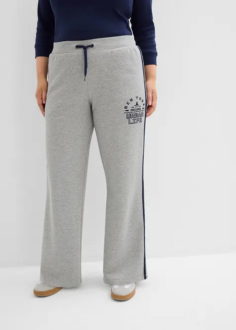 Tepl&aacute;kov&eacute; kalhoty z měkk&eacute; bavlněn&eacute; směsi, bonprix