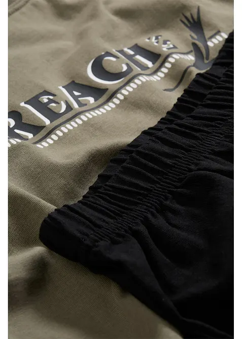 Kr&aacute;tk&eacute; pyžamo s měkkou bavlnou, bonprix