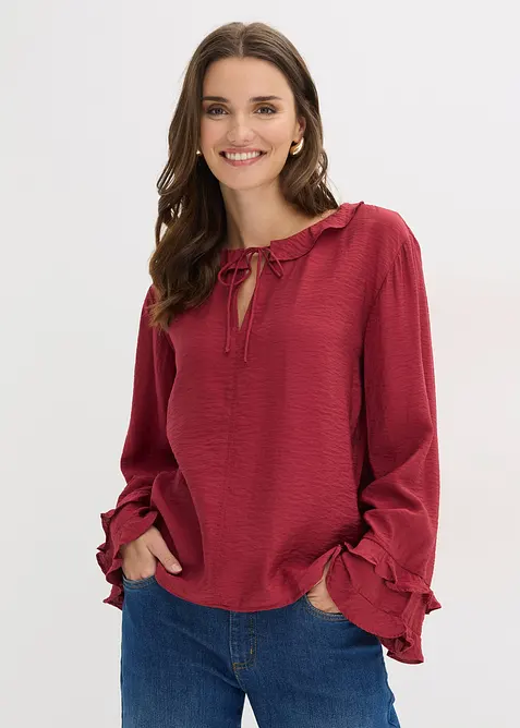 Tunika z jemn&eacute; visk&oacute;zov&eacute; směsi, bonprix