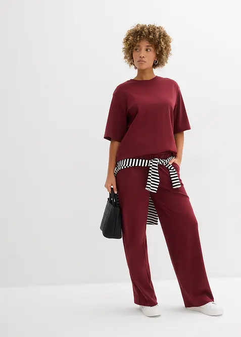 Dlouh&eacute; tričko z interlocku, bonprix