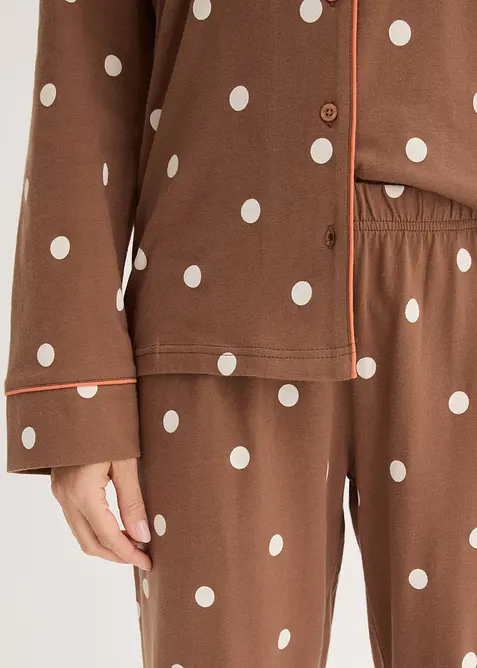 Pyžamo z měkk&eacute; bavlny, bonprix