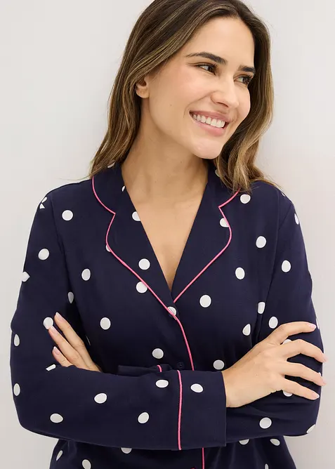 Pyžamo z měkk&eacute; bavlny, bonprix