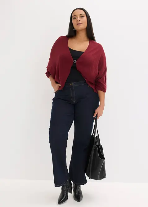 Kab&aacute;tek z jemn&eacute; pleteniny z čist&eacute; bavlny, bonprix