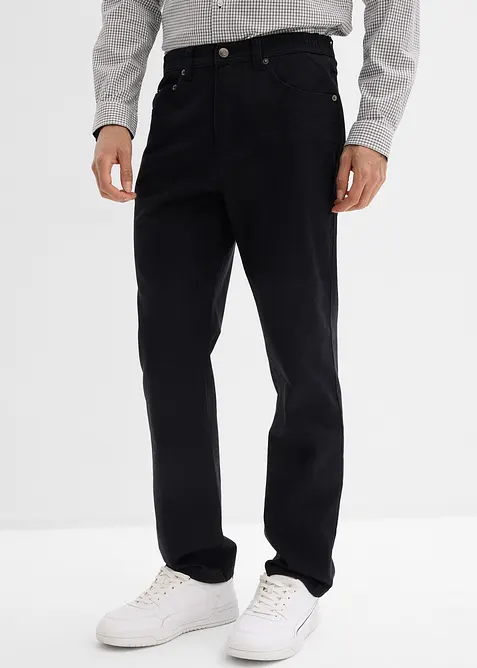 Strečov&eacute; kalhoty Classic Fit s pohodln&yacute;m pasem, Straight, bonprix