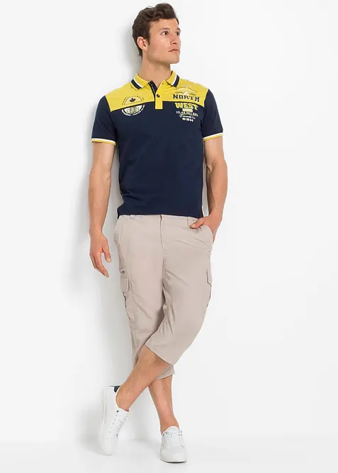 Dlouh&eacute; cargo bermudy, Regular Fit, z čist&eacute; bavlny, bonprix