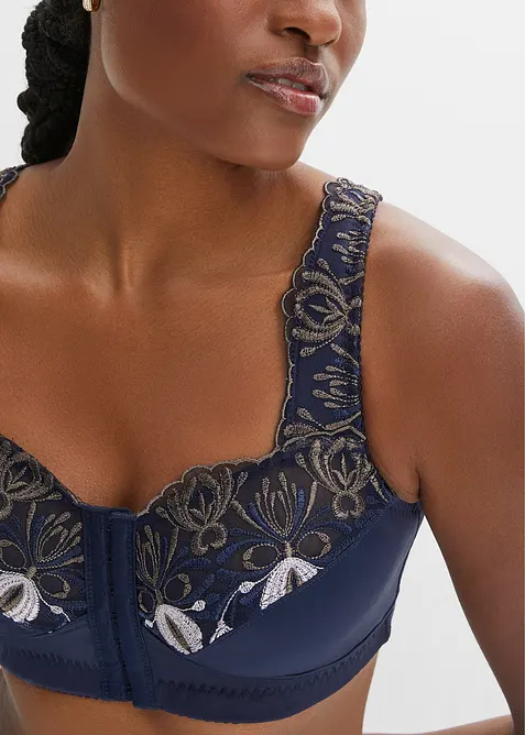 Odlehčuj&iacute;c&iacute; podprsenka bez kostic, s praktick&yacute;m zap&iacute;n&aacute;n&iacute;m vpředu, bonprix