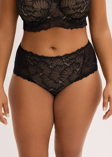 Bokov&eacute; maxikalhotky z jemn&eacute; krajky, bonprix