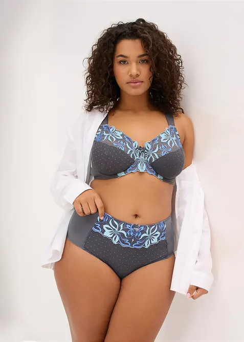 Tvaruj&iacute;c&iacute; kalhotky s jemnou v&yacute;&scaron;ivkou, bonprix