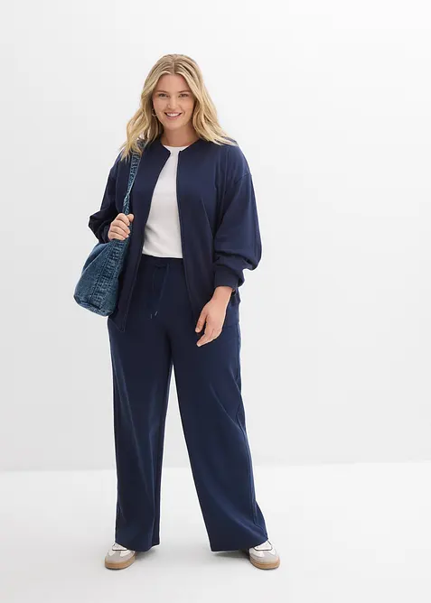 Mikina na zap&iacute;n&aacute;n&iacute; z čist&eacute; bavlny, bonprix