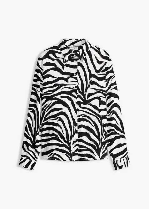 Halenka ze spl&yacute;vav&eacute; visk&oacute;zy, bonprix