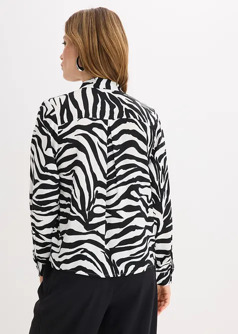 Halenka ze spl&yacute;vav&eacute; visk&oacute;zy, bonprix