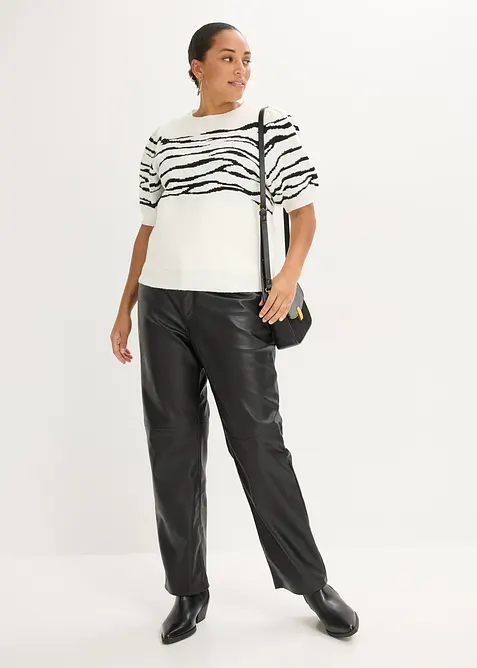 Svetr s nab&iacute;ran&yacute;mi ruk&aacute;vy, bonprix