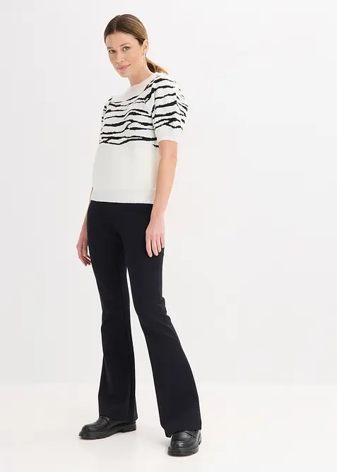 Svetr s nab&iacute;ran&yacute;mi ruk&aacute;vy, bonprix