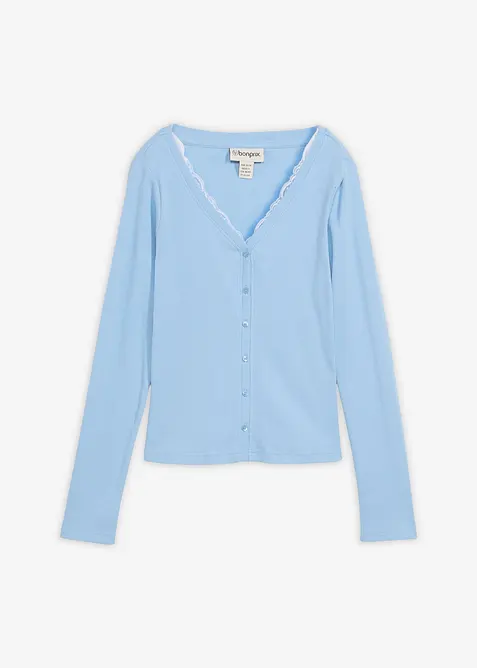 Tričko 2 v 1 z čist&eacute; bavlny, bonprix